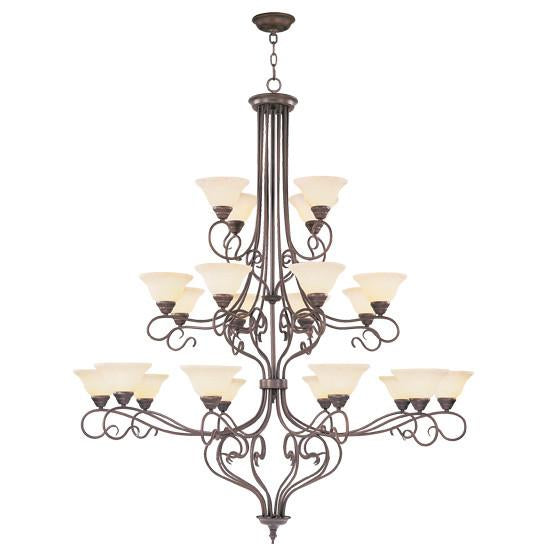 Livex Coronado 22 Light Imperial Bronze Chandelier - C185-6189-58