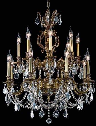 C121-9516D28FG By Regency Lighting-Marseille Collection French Gold Finish 16 Lights Chandelier